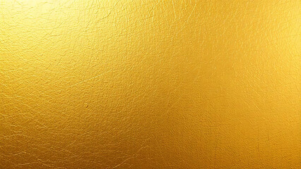 Luxury Gold Foil Texture with Fine Metallic Grain and Reflective Sheen