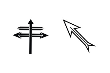Directional Arrows Signpost, Cursor, Navigation, Guidance, Wayfinding, Pointer, Direction, Choice, D