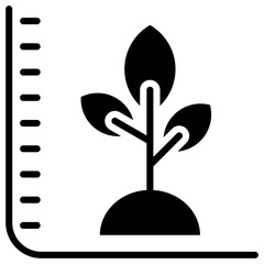 Growth Glyph Icon