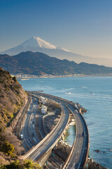 薩埵峠からの富士山の眺望