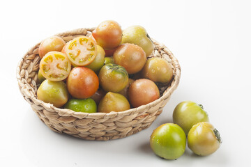 Tomato is an annual plant of the nightshade family. It grows to a height of 1 to 1.5 meters and has...