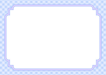 ゆめかわ薄紫のフレーム