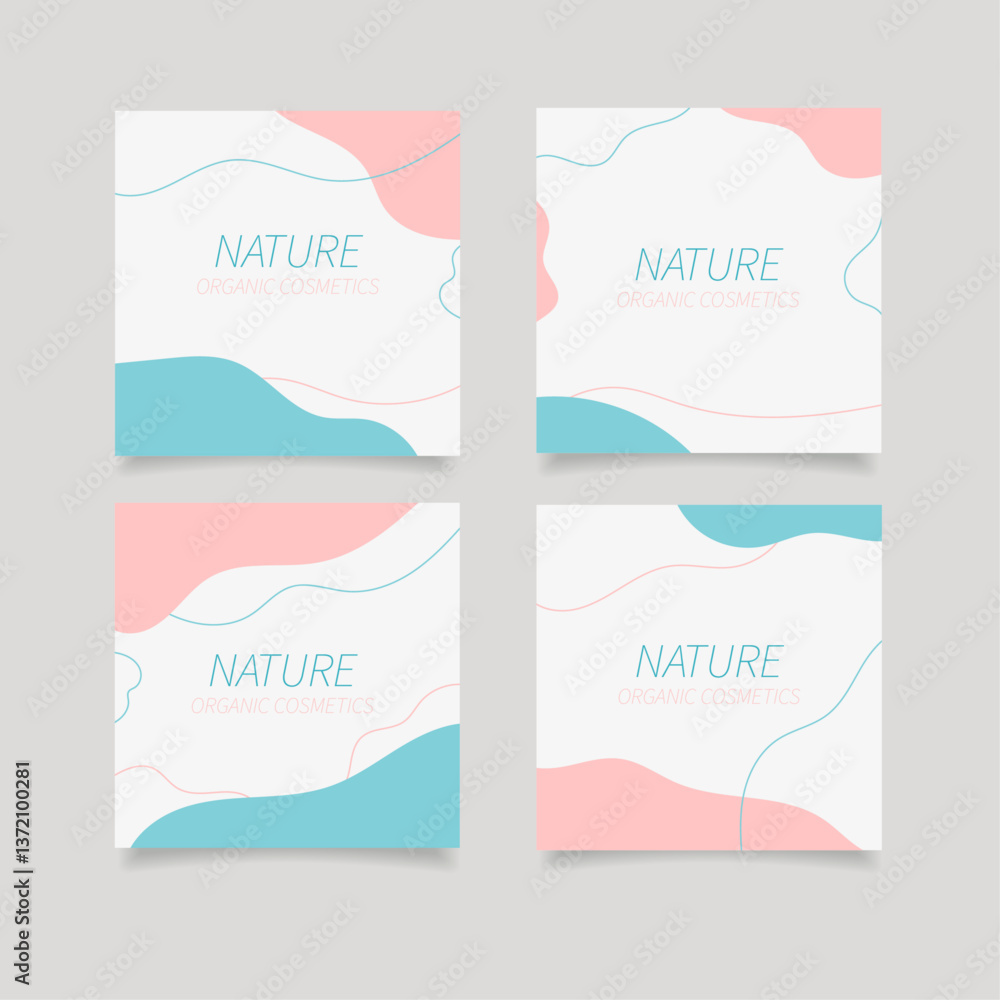 Wall mural abstract geometric pattern background, vector minimal geometry poster with circle, triangle and squa
