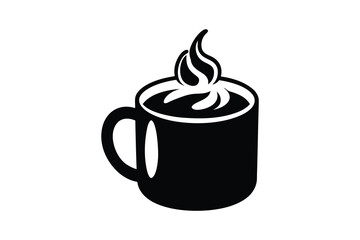 coffee cup icon on white background