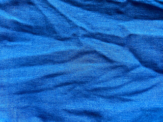 A close-up of the texture of denim fabric. Good for any project.