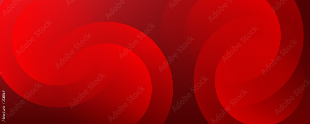 Poster red abstract background. dynamic shapes composition. eps10 vector