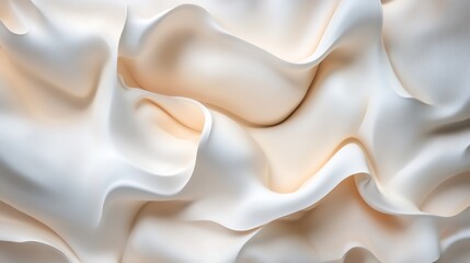 Obraz premium Abstract flowing fabric with soft light and beautiful gentle curves