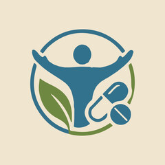 logo for drug rehabilitation center or mental health organization