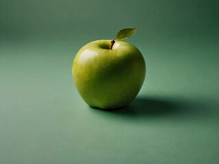 Apples in a studio setting, highlighting their vibrant hues.