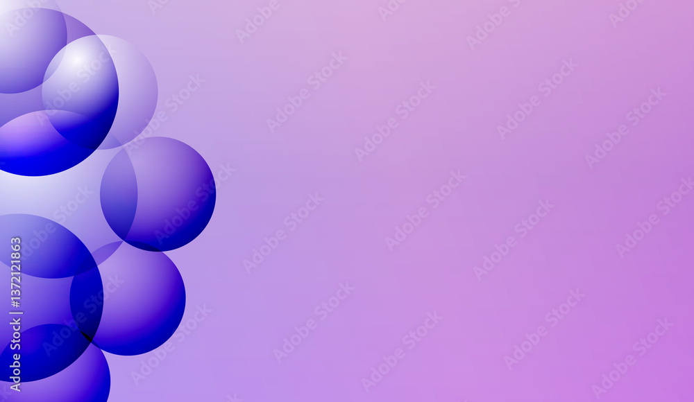 Poster geometric abstract background overlay on bright space with circles effect.