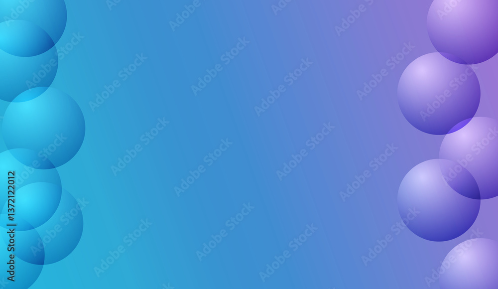 Poster geometric abstract background overlay on bright space with circles effect.