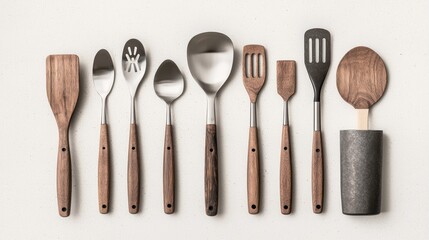Modern kitchen utensils