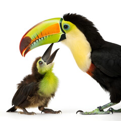 Obraz premium toucan isolated on white background