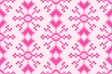 seamless pixel pattern, seamless pattern illustration.	

