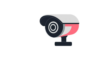 Security Camera Icon Flat Design, Isolated on Transparent Background, CCTV, Surveillance, Surveillance, Security, Icon