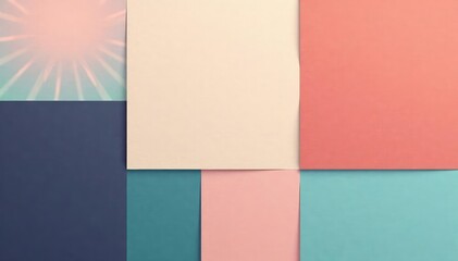 Fototapeta premium Subtle geometric grid, muted tones, minimalist, pattern, shape, modern