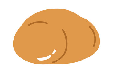 ふわふわロールパンのイラスト
