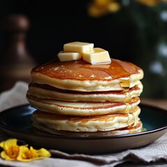 Fluffy circles of breakfast delight