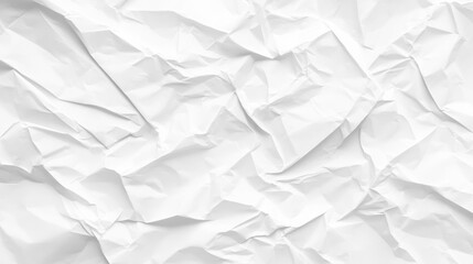 Obraz premium white crumpled paper background texture pattern overlay illustration