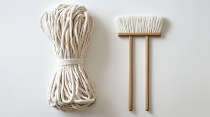 A microfiber mop head replacement set, displayed on a clean white background,