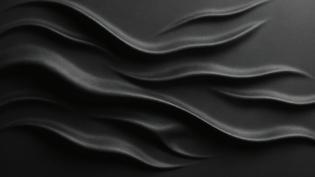 Abstract textured background with flowing wave patterns in monochrome showcasing elegance and sophistication in a minimalist design environment