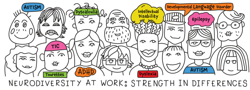 Human minds and experiences diversity. Inclusive, understanding society.