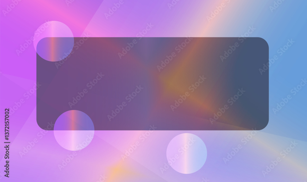 Fototapete abstract geometric background with circles and spheres. minimalist design with clean lines and soft 