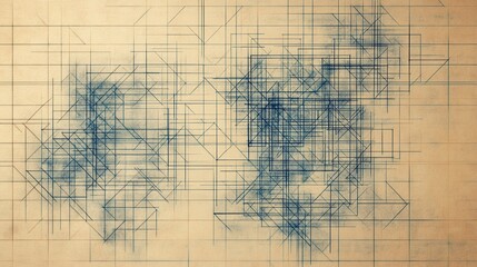 grid blueprint paper texture illustration
