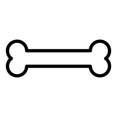 Bone (Dog) Vector Line Icon Design