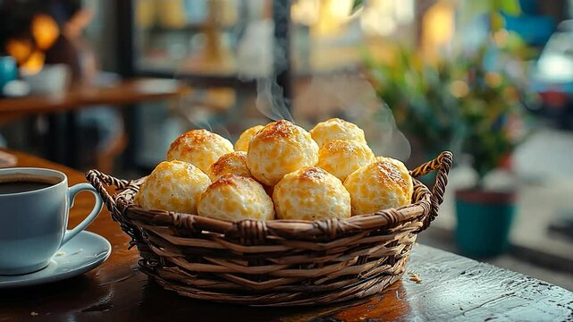 p&atilde;o de queijo brazilian food video