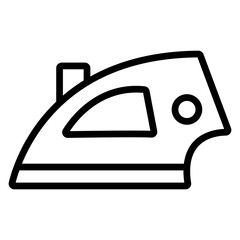 Iron Vector Line Icon Design