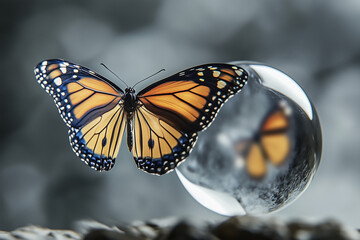 A Butterfly on a Crystal Ball