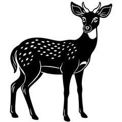 Marsh-deer-wild-animal-modern-style 