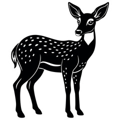 Marsh-deer-wild-animal-modern-style 