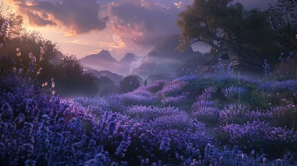 Purple Lavender Flower Pictures: Immerse in the Enchanting Beauty of Lavender Blooms