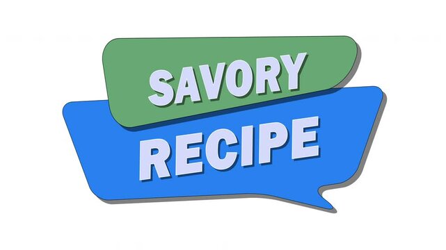 A savory recipe focuses on rich, umami-packed flavors rather than sweetness.