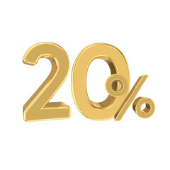 20% - Golden Discount, Growth, and Financial Success