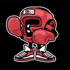 vector cartoon sticker graffity