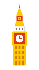 Big Ben Tower Vector SVG - Iconic London Landmark Illustration