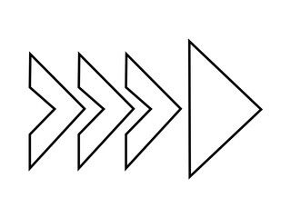 bullet arrow with tracks