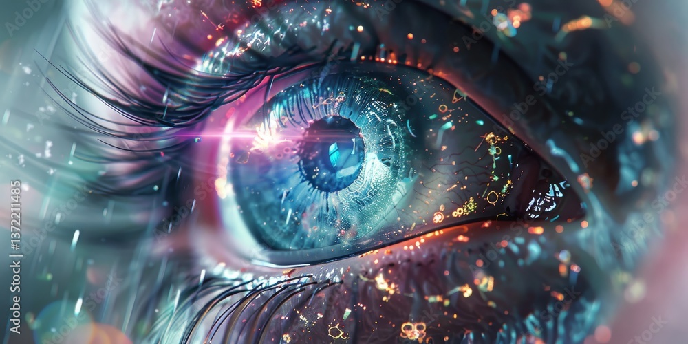 Aufkleber dive into the realm of information with captivating visuals of observation
