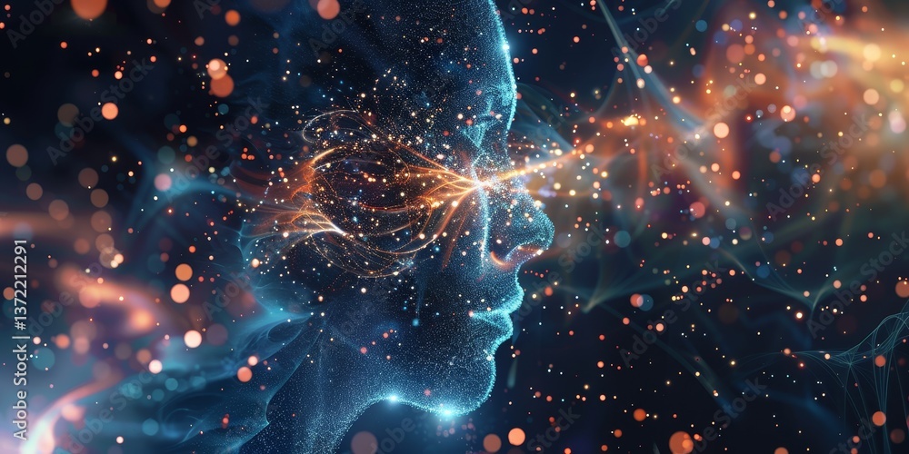 Poster elevate your designs with captivating visuals of intelligence and insight