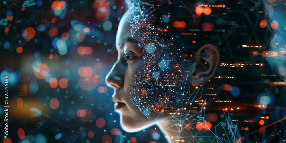 Poster unlock new perspectives with captivating visuals of intelligence