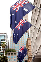 The Australian flag with Southern Cross