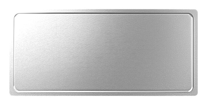 Rectangular silver plate, shiny silver sheet surface, elegant wallpaper, texture. Silver metallic texture background.