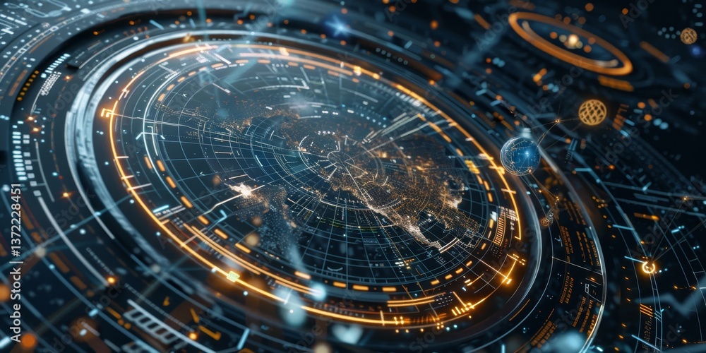 Aufkleber chart the course of global transformation with cutting-edge digital interface designs