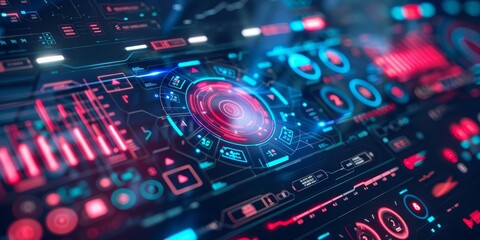 Chart your path to success with futuristic digital interface designs for business