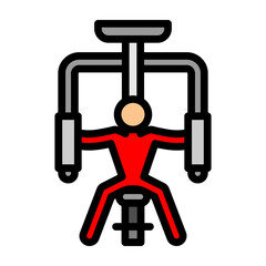Gymnasium Vector Filled Icon Design