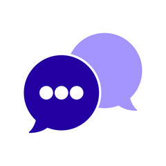 Icon a speech bubble, isolated against a clean background.