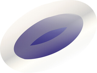 Elegant Purple Icon with White Borders – Modern Minimalist Symbol for Design & Branding
